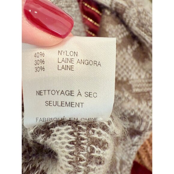 Sea New York Leo Leopard Sweater - Size M - Picture 6 of 6